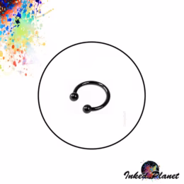 11 Black line otvorena karika kuglice 3mm