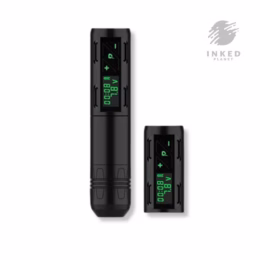 EZ P2S Black X2 Power wireless tattoo ma&scaron;ina sa dve baterije
