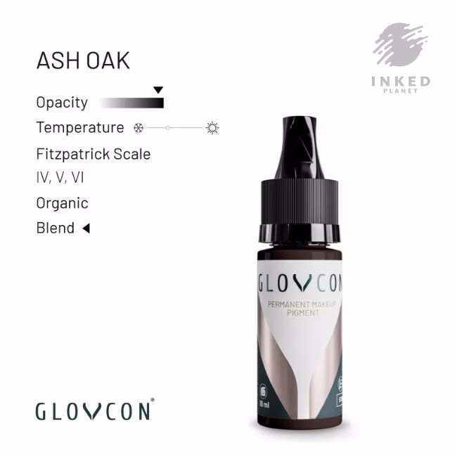 GLOVCON Ash Oak 10 ml karakteristike i specifikacija PMU pigmenta